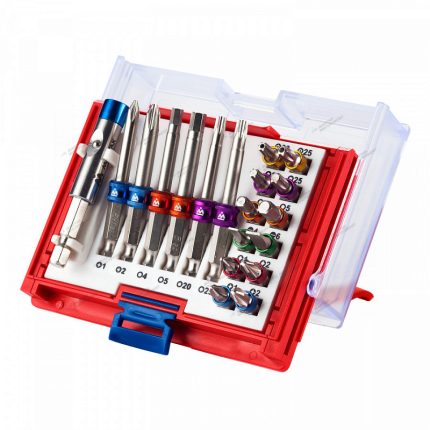 Набор вставок (бит) 1/4"", TORX, HEX, PZ, PH, SLOT, 19 предметов 058-10019C