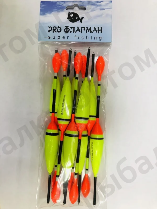 Поплавки PRO ФЛАГМАН 10 штук-6g.LN  (Арт. RS3497)