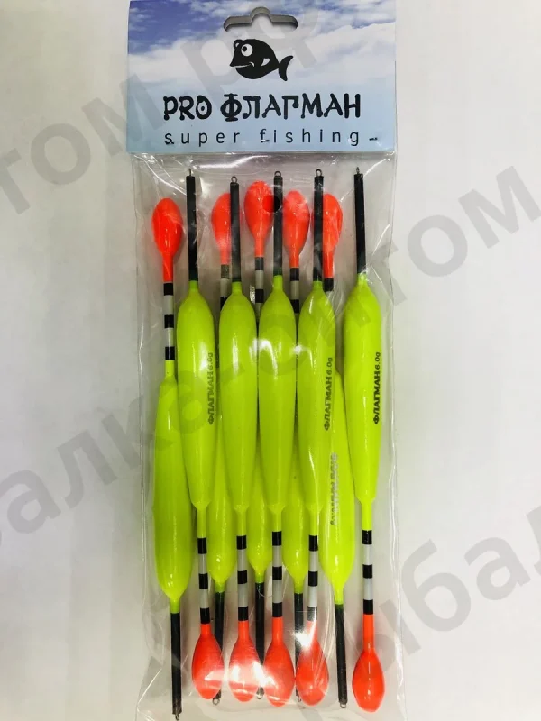 Поплавки PRO ФЛАГМАН 10 штук-6g.LN  (Арт. RS3507)