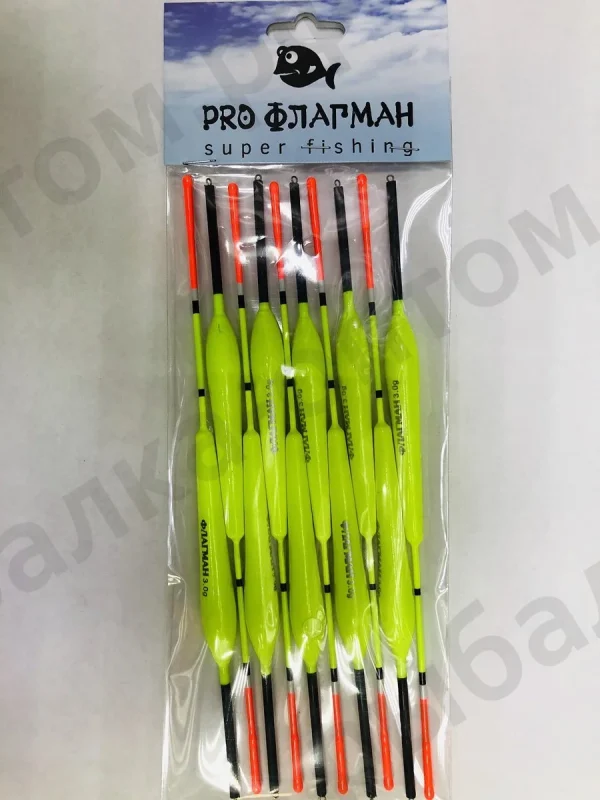 Поплавки PRO ФЛАГМАН 10 штук-3g.LN  (Арт. RS3623)