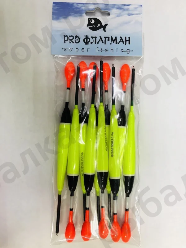 Поплавки PRO ФЛАГМАН 10 штук-6g.LN  (Арт. RS3659)
