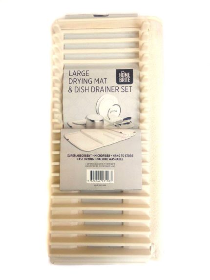 Сушилка для посуды с подкладкой Large Drying Mat & Dish Drainer Set