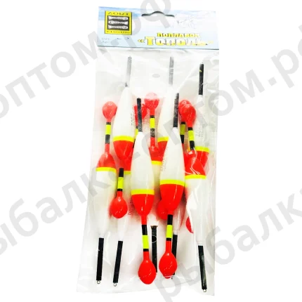 Поплавки "Тополь" упаковка 10 штук, вес 6.0 грама (Арт-ZORI)