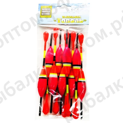 Поплавки "Тополь" упаковка 10 штук, вес 5.0 грама (Арт-ZORI)