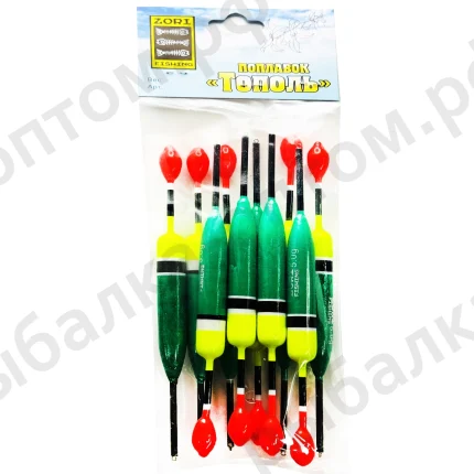 Поплавки "Тополь" упаковка 10 штук, вес 5.0 грама (Арт-ZORI)