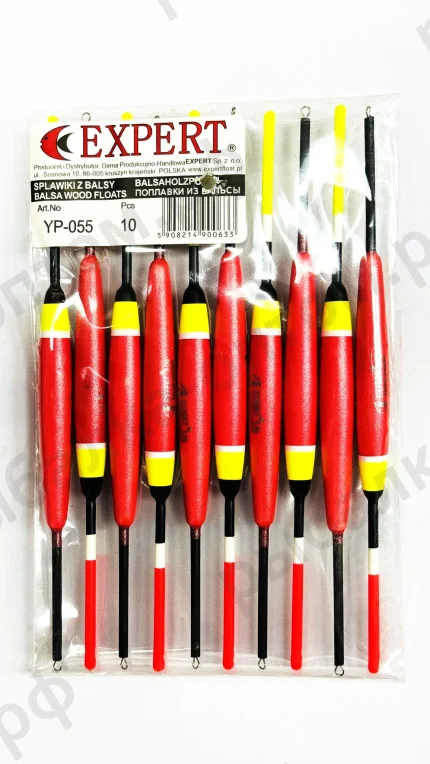 Поплавки EXPERT, из бальсы, вес 3 грамма, упаковка 10 штук. (Арт:1070)
