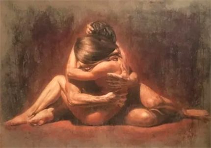 Алмазная мозаика картина стразами Страсть, 40х50 см
