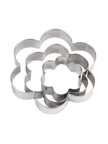 00020542 Кондитерские формы для вырубки печенья из теста Cookie Cutter, 3 шт