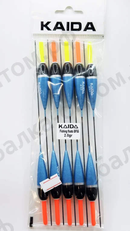Поплавки KAIDA Fishing Floats BF55  -  2.0gr 10шт/уп.