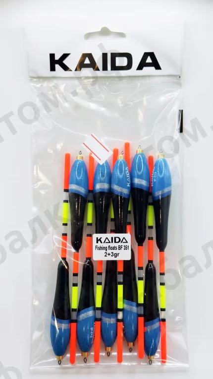 Поплавки KAIDA Fishing Floats BF351 - 2+3gr 10шт/уп.