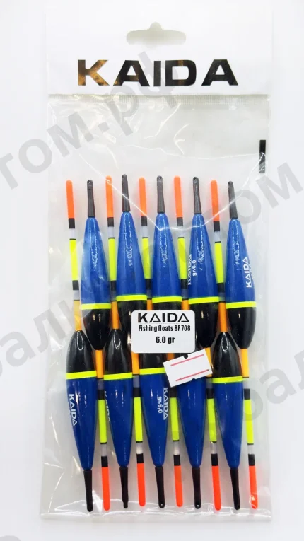 Поплавки KAIDA Fishing Floats BF708 - 6.0gr 10шт/уп.