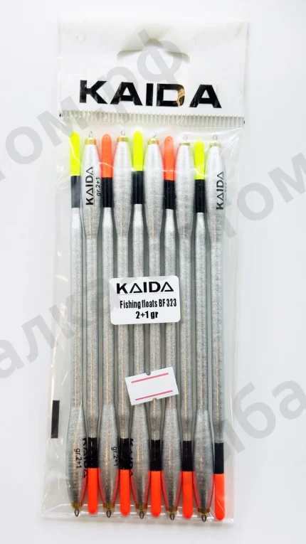 Поплавки KAIDA Fishing Floats BF323 - 2+1gr 10шт/уп.