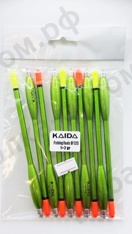 Поплавки KAIDA Fishing Floats BF325 - 1+2gr 10шт/уп.