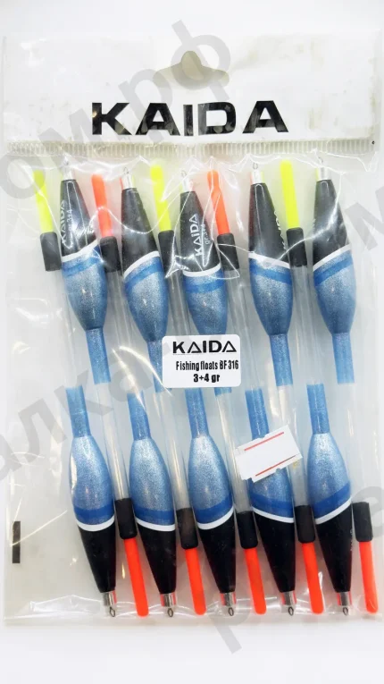 Поплавки KAIDA Fishing Floats BF316 - 3+4gr 10шт/уп.