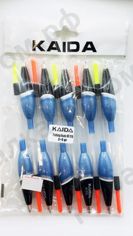 Поплавки KAIDA Fishing Floats BF316 - 3+5gr 10шт/уп.