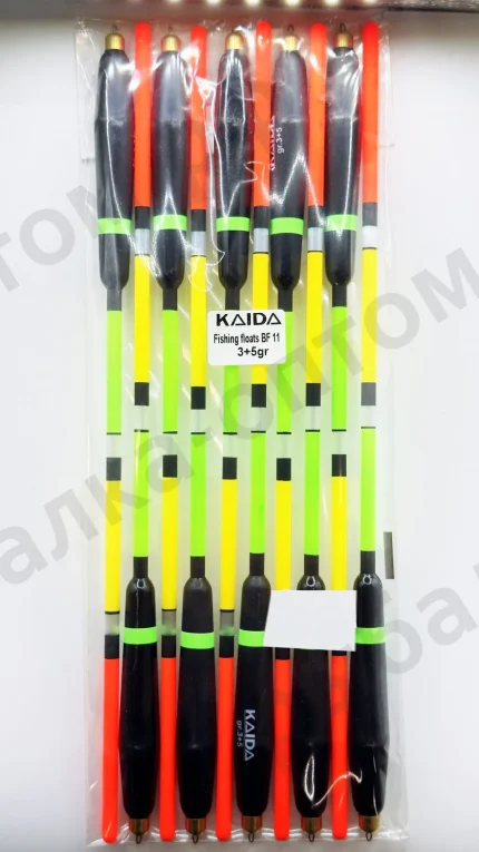 Поплавки KAIDA Fishing Floats BF11 - 3+5gr 10шт/уп.