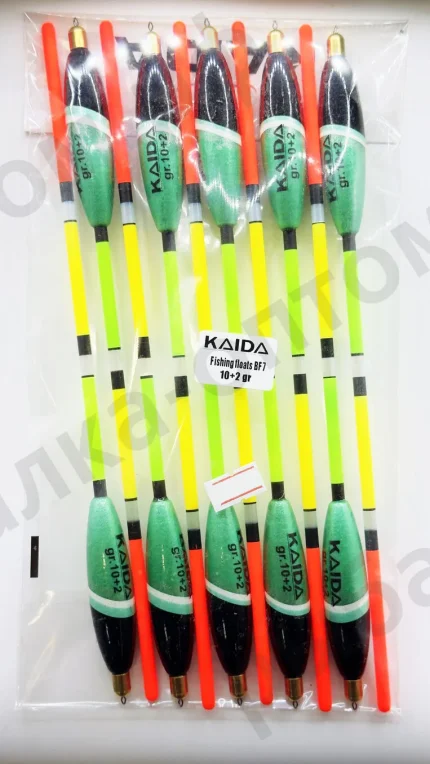 Поплавки KAIDA Fishing Floats BF7 - 10+2gr 10шт/уп.