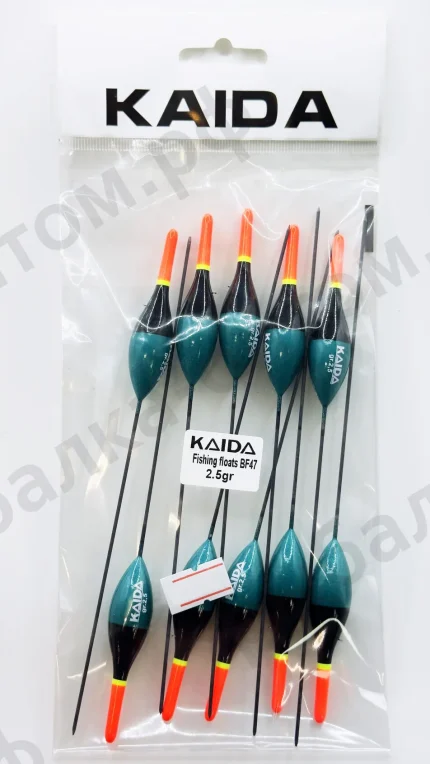 Поплавки KAIDA Fishing Floats BF47 - 2.5gr 10шт/уп.
