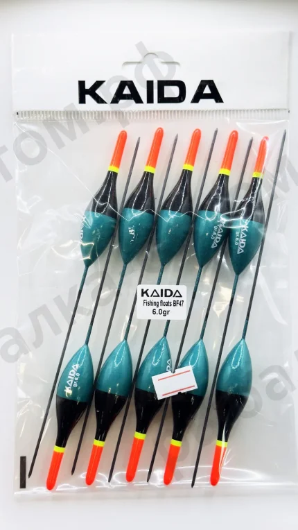 Поплавки KAIDA Fishing Floats BF47 - 6.0gr 10шт/уп.