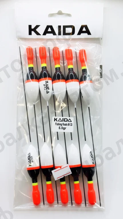 Поплавки KAIDA Fishing Floats M33 - 5.0gr 10шт/уп.