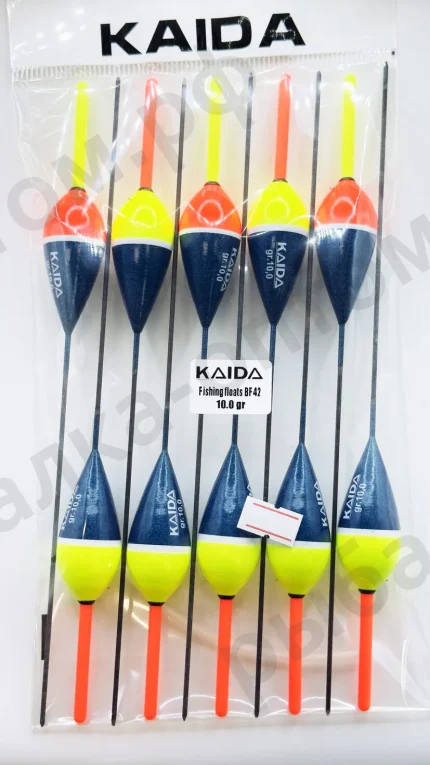 Поплавки KAIDA Fishing Floats BF42 - 10.0gr 10шт/уп.