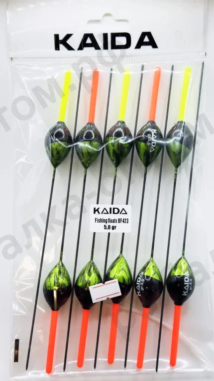 Поплавки KAIDA Fishing Floats BF423 - 5.0gr 10шт/уп.