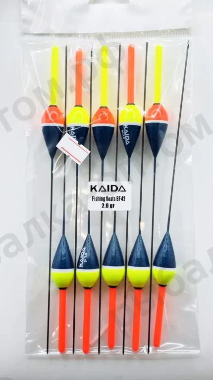 Поплавки KAIDA Fishing Floats BF42 - 2.0gr 10шт/уп.