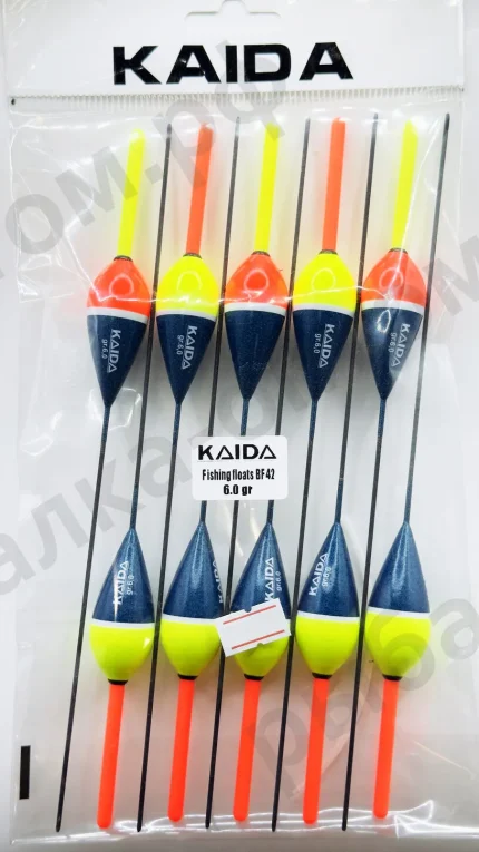 Поплавки KAIDA Fishing Floats BF42 - 6.0gr 10шт/уп.