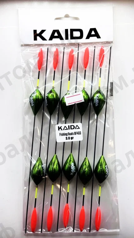 Поплавки KAIDA Fishing Floats BF433 - 3.0gr 10шт/уп.