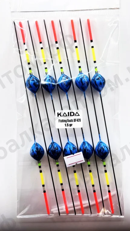 Поплавки KAIDA Fishing Floats BF429 - 1.5gr 10шт/уп.