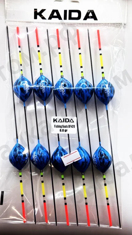 Поплавки KAIDA Fishing Floats BF429 - 6.0gr 10шт/уп.