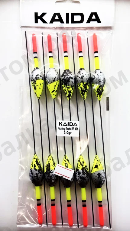Поплавки KAIDA Fishing Floats BF451 - 3.0gr 10шт/уп.