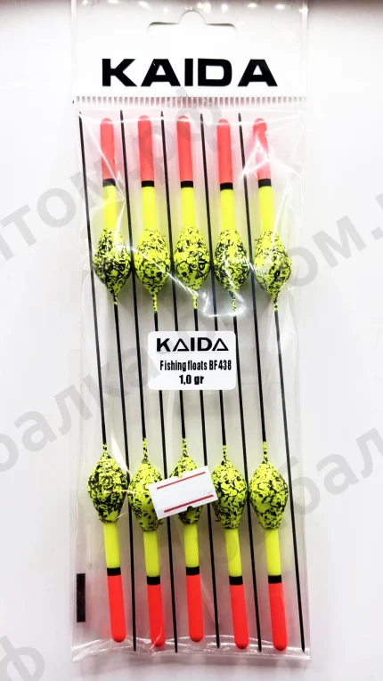 Поплавки KAIDA Fishing Floats BF438 - 1.0gr 10шт/уп.