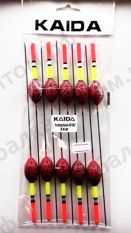Поплавки KAIDA Fishing Floats BF457 - 3.0gr 10шт/уп.