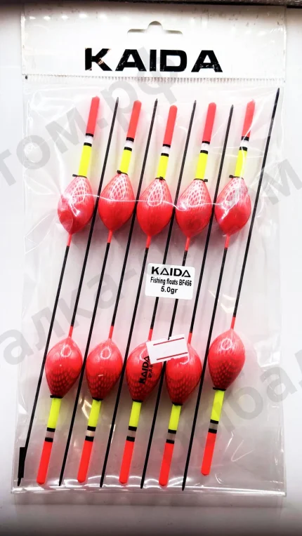 Поплавки KAIDA Fishing Floats BF456 - 5.0gr 10шт/уп.