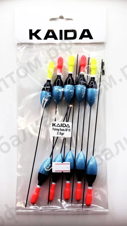 Поплавки KAIDA Fishing Floats BF92 - 2.5gr 10шт/уп.