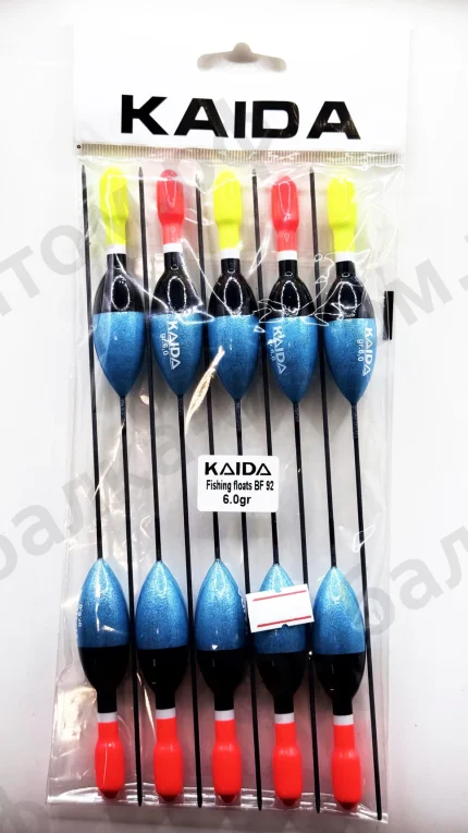 Поплавки KAIDA Fishing Floats BF92 - 6.0gr 10шт/уп.