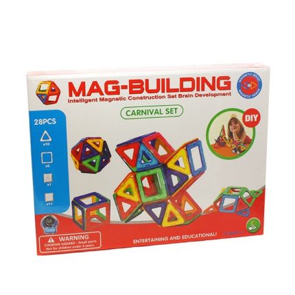Магнитный конструктор MAG BUILDING, 28 деталей
