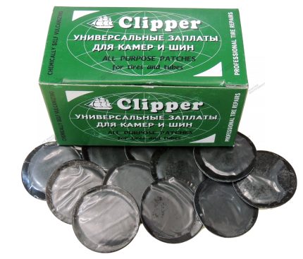 Заплаты камерные 32мм CLIPPER B032 (набор 100 шт.)
