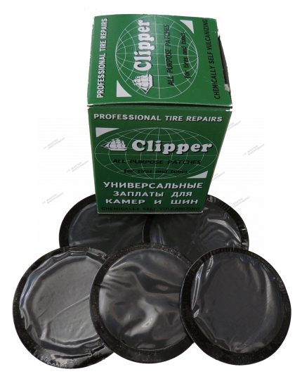 Заплаты камерные 57 мм. CLIPPER B057 (набор 30 шт.)