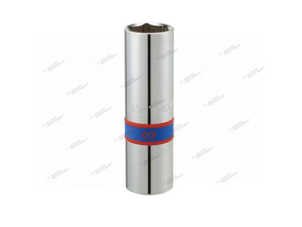 Головка свечная шестигранная 1/2", 16 мм, L = 70 мм, резиновый фиксатор 463516R