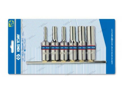 Комплект глубоких головок 3/8” KINGTONY 3116PR