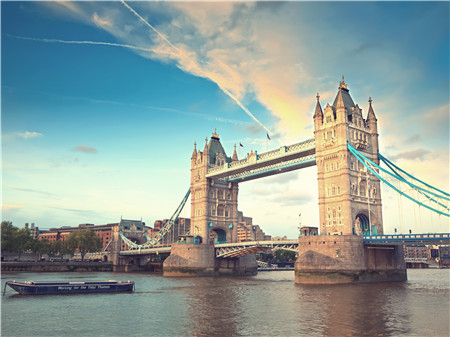 Tower bridge at sunset, London